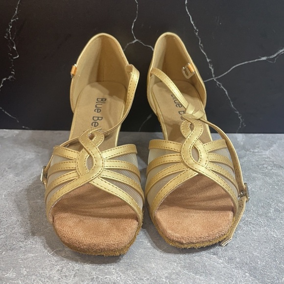 Blue Bell Heels Gold Size 6.5m - Picture 2 of 9